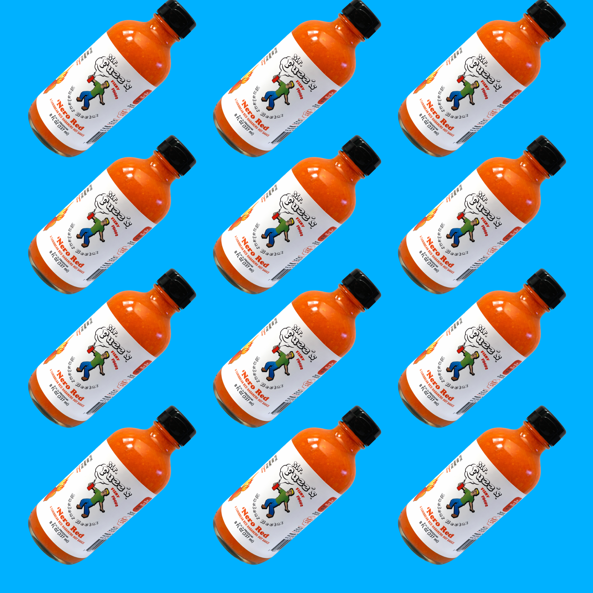 Habanero Hot Sauce I Nuclear Nectar 'Nero Red – Mr. Fuzz's